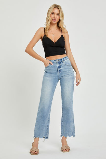 RISEN Full Size High Rise Straight Jeans