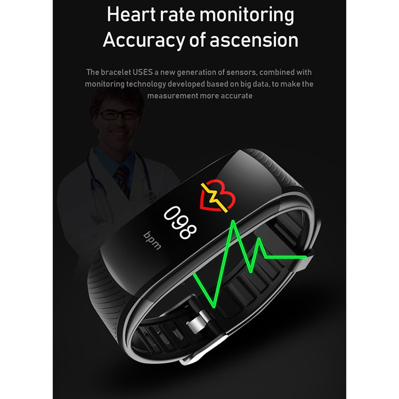 New Fitness Bracelet Blood Pressure Measurement Pedometer Smart Band Heart Rate Monitor Waterproof Health Tracker Watch A