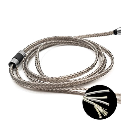 Silver Plated Audio Cable For FiiO FH3 FX15 JD7 FDX FH15 FH9 FH5s Pro FF5 FH11 FA7S headphones