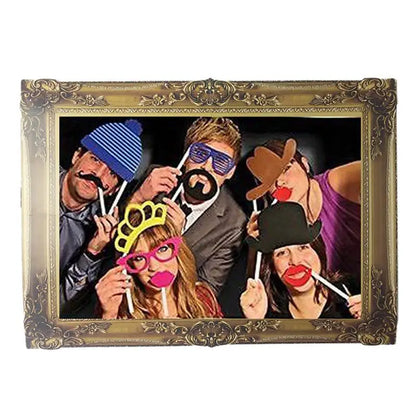 DIY Paper Picture Frame Cutouts Antique Photo Booth Props for Wedding Birthday Party Decoration Baby Shower