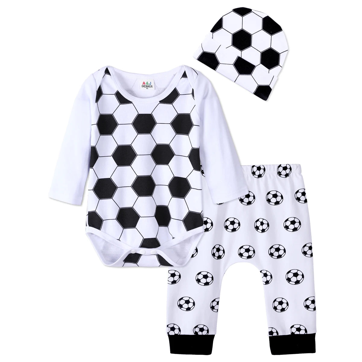 Baby Boys Sports Costume Outfits Infant Cotton Clothing Set Newborn Basketball Pattern Bodysuit Party Photo Props 3 PCS