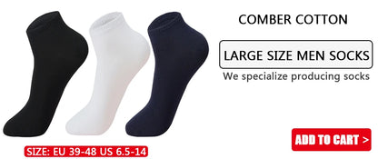 ZTOET Brand Men's Bamboo Fiber Socks New Black Business Breathable Deodorant Compression Socks Men Long Socks Big Size EU38-48