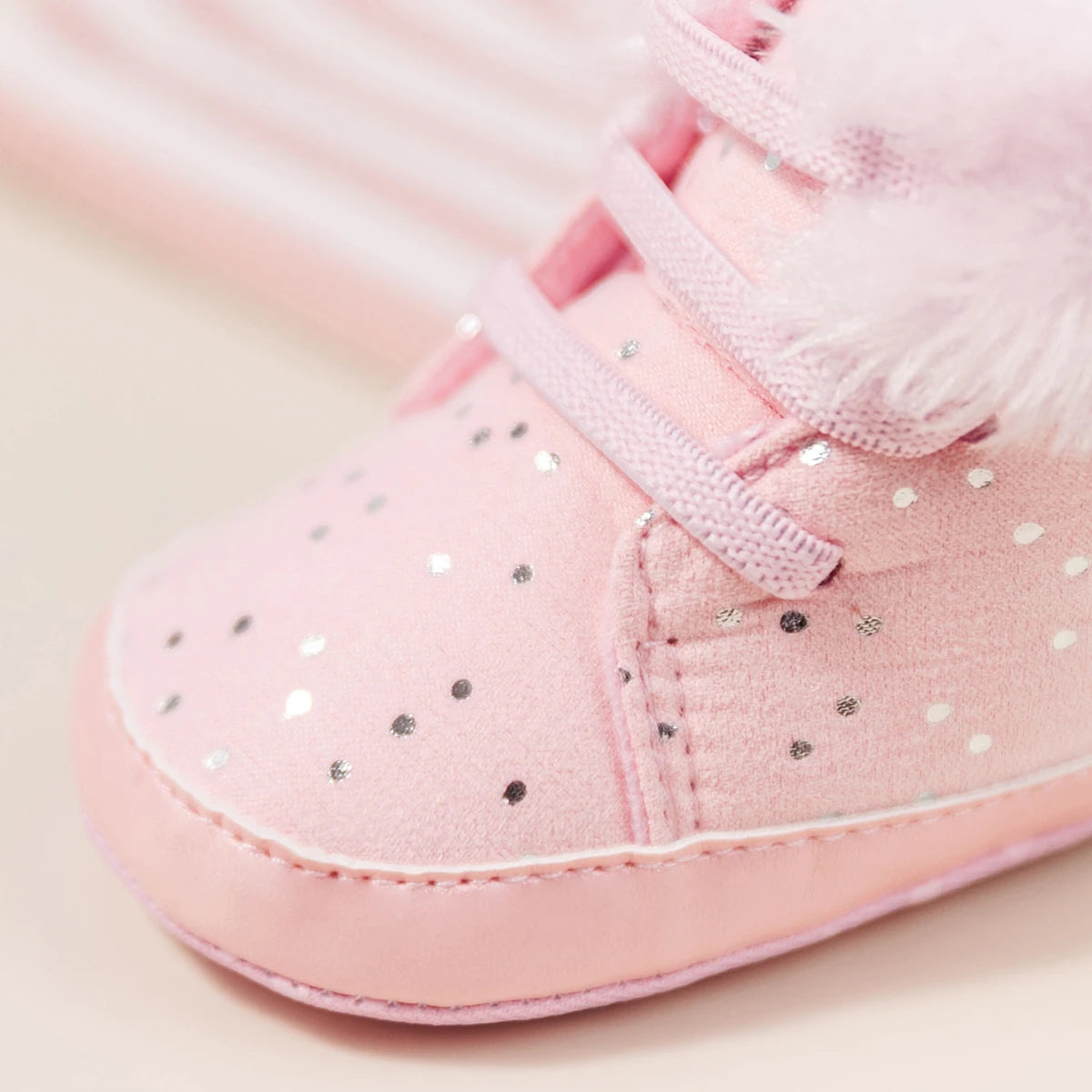 Winter New Baby Booties Boy Girl Boots Cotton Soft-Sole Non-Slip Warm Toddler First Walkers Infant Crib Shoes