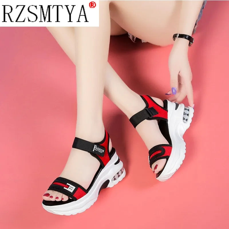 Eilyken Designer Fringe Wedges  Boot Sandals Woman High Heels Open Toe Party Prom Shoes 2024 Sexy Zipper Female Pumps