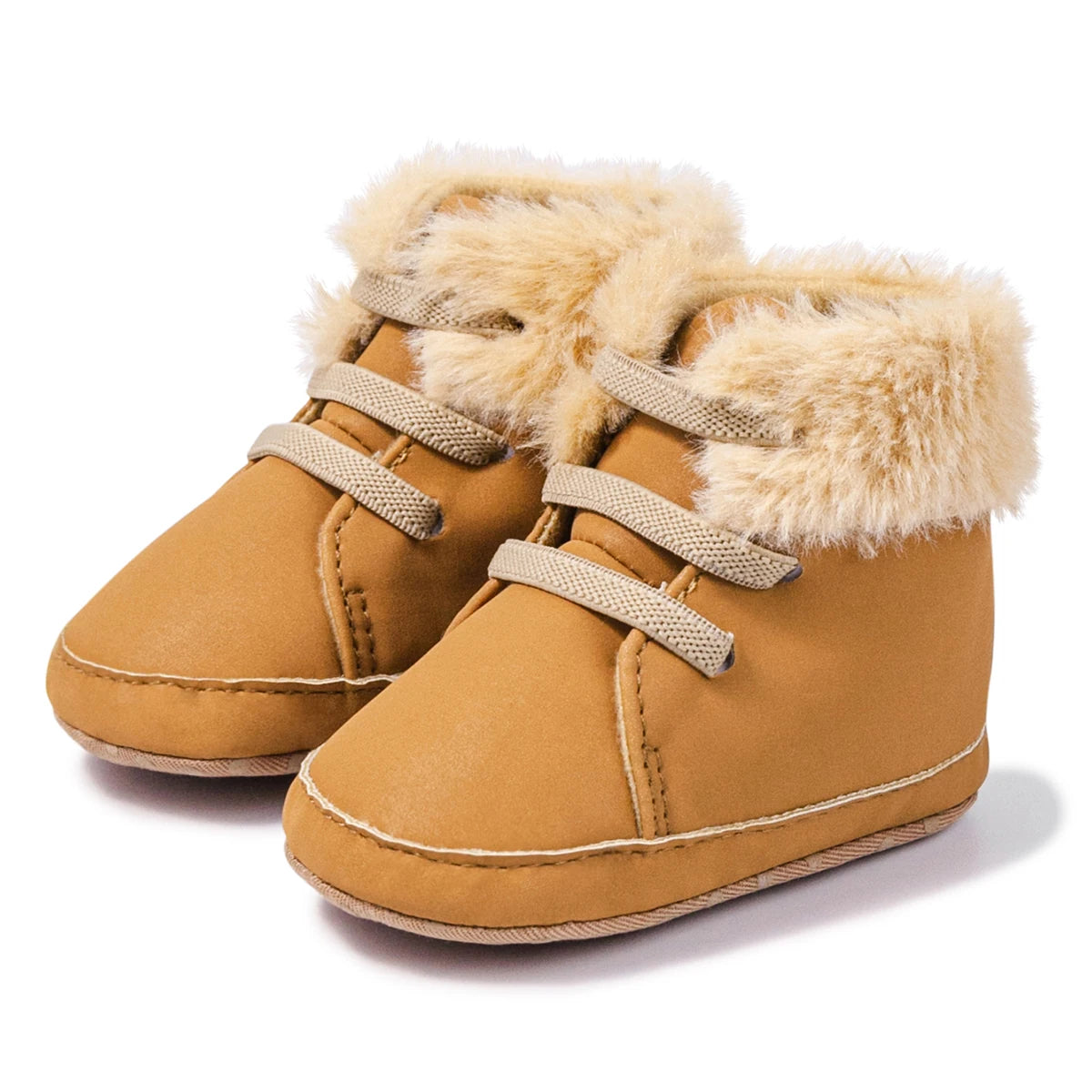 Winter New Baby Booties Boy Girl Boots Cotton Soft-Sole Non-Slip Warm Toddler First Walkers Infant Crib Shoes