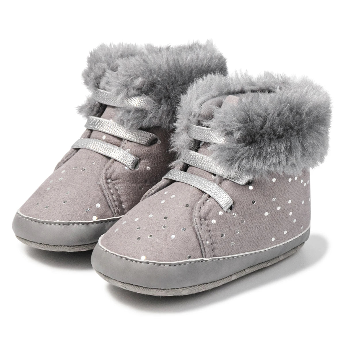 Winter New Baby Booties Boy Girl Boots Cotton Soft-Sole Non-Slip Warm Toddler First Walkers Infant Crib Shoes