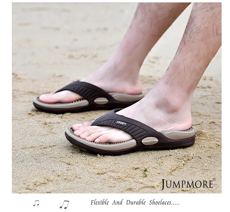 Massage Flip-flops Summer Men Slippers Beach Sandals Comfortable Men Casual Shoes Fashion Men Flip Flops Hot Sell Footwear 2023