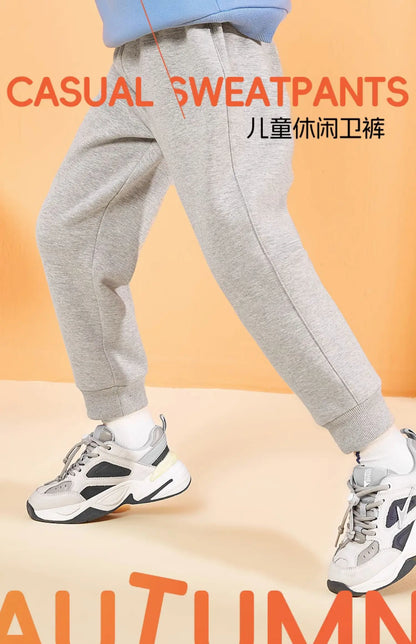 Joggers Sweatpants for Kids Boys Casual Pants Gyms Workout Track pants Spring Autumn Cotton Sportswear Teens Trousers