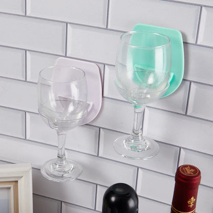 Portable Wine Glass Holder Bathroom Accessories Shelf Rack Bath Shower Organizer Red Wine Cup Boat Storage Rack Shelves