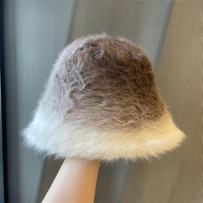 Rabbit Hair Fisherman Hat Warm Hat hats for women top hats elegant women's hats country Hat men luxury brand Women's felt hat