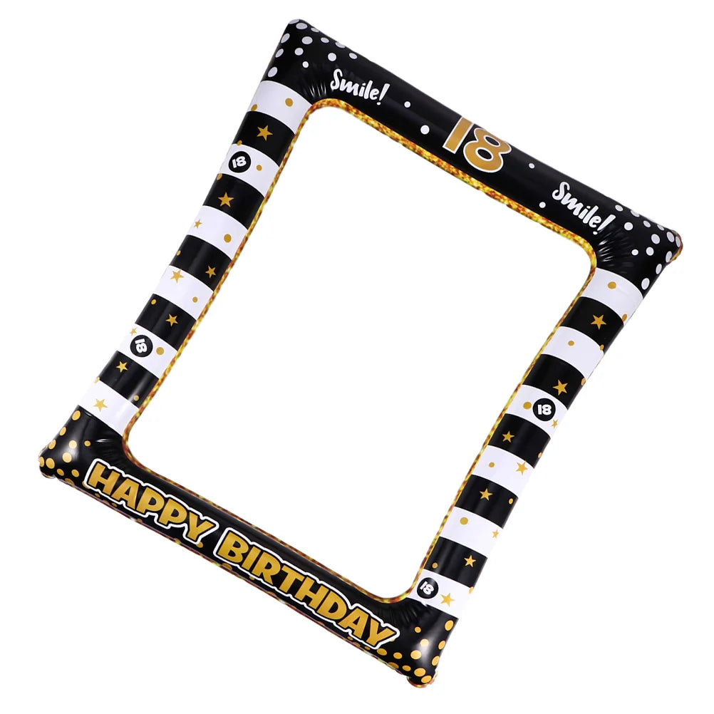 Ornament Photo Frame Inflatable Picture Frames Birthday Party Supplies Props Festival