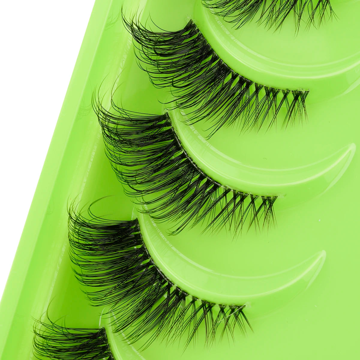 YSDO 3/10 Pairs Cat Eye Lash Wispy Half Lashes Natural False Eyelashes Extensions Fluffy Volume 3D Mink Lashes Makeup Faux Cils