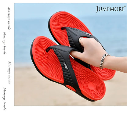 Massage Flip-flops Summer Men Slippers Beach Sandals Comfortable Men Casual Shoes Fashion Men Flip Flops Hot Sell Footwear 2023