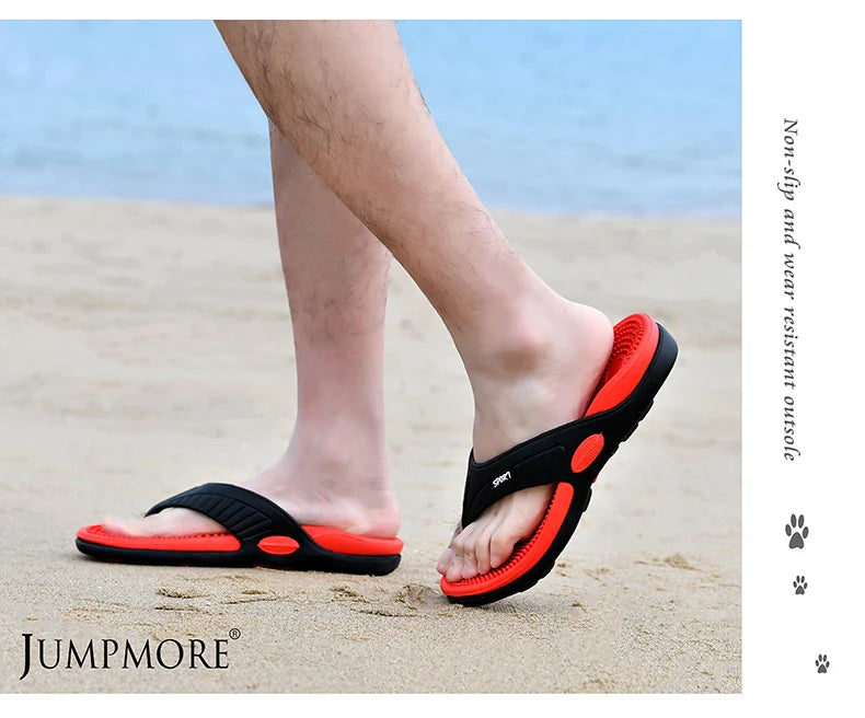 Massage Flip-flops Summer Men Slippers Beach Sandals Comfortable Men Casual Shoes Fashion Men Flip Flops Hot Sell Footwear 2023