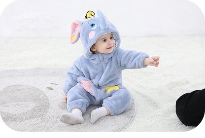 Elephant Onesies Baby Clothing Animal Kigurumi Newborn Cartoon Pajamas Infant Jumpsuit Kids Halloween Cosplay Costume Outfits