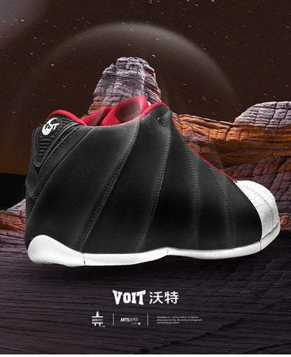 Voit/  Fashion Trend Basketball Shoes Color Splice Shock Absorbing Durable Non-slip Men's Sneakers Streetball Training Boots