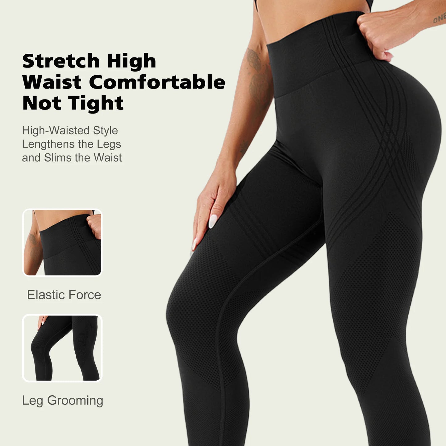 High-Waisted Yoga Soft Leggings Full-length