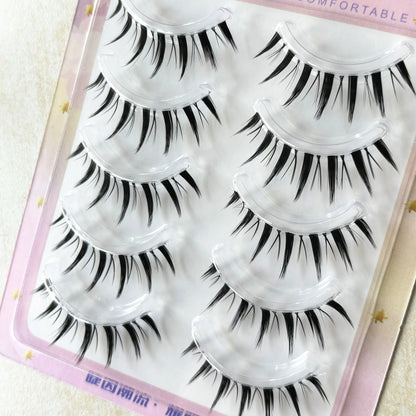 5Pairs Little Devil Eyelash Cosplay Lash Lolita Extension False Eyelashes Japanese Fairy Lolita Sweet Eyelashes Eye Makeup Tools