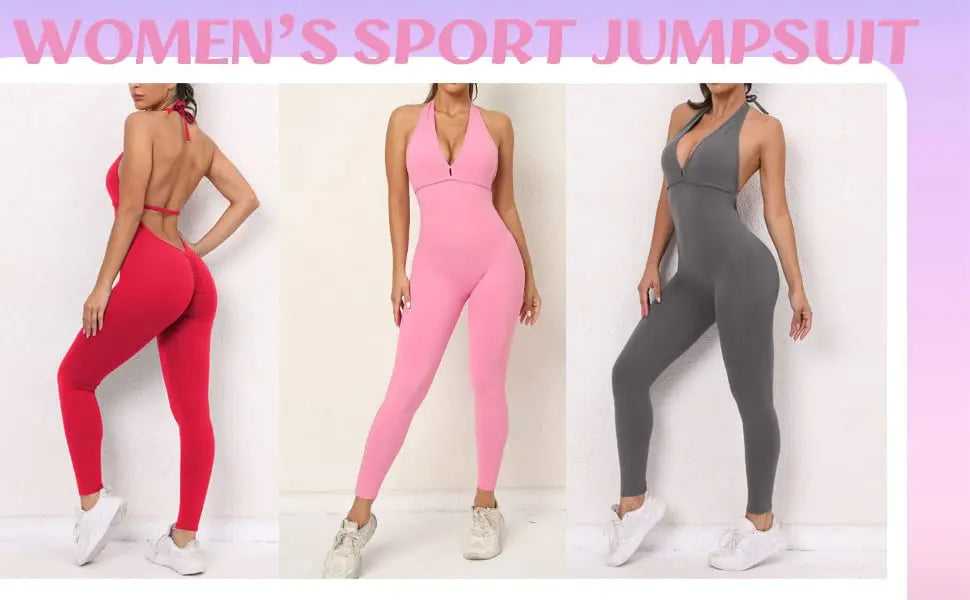 Sports Jumpsuit 2023 Fitness Gym Sport Overalls Women Sportwear Workout Clothes for Women Active Wear Gym Sets Womens Outfits