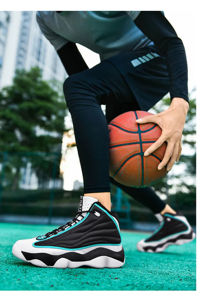 High Quality Basketball Shoes Men Sneakers Boys Basket Shoes Autumn High Top Anti-slip Outdoor Sports Shoes Trainer Women Summer