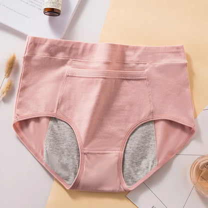 Women's Physiological Underwear Cotton Antibacterial Menstrual Panties Women's