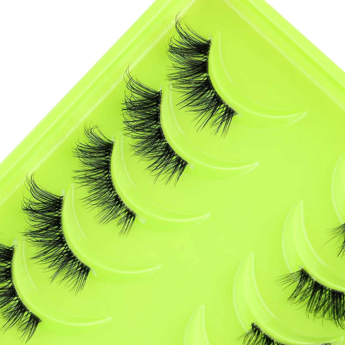 YSDO 3/10 Pairs Cat Eye Lash Wispy Half Lashes Natural False Eyelashes Extensions Fluffy Volume 3D Mink Lashes Makeup Faux Cils