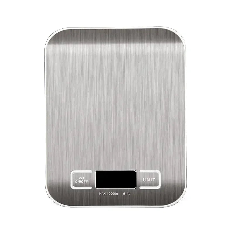 Rechargeable Stainless Steel Electronic Scales 5kg/10kg Kitchen Scales Home Jewelry Food Snacks Weighing Baking Tools