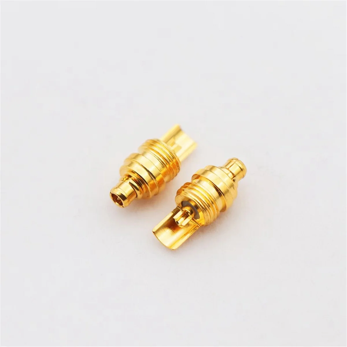 1Pair Earphone Pin Plug Earphone Jack Adapter for Sennheiser IE300 IE900 for Audio Technica N5005 Headphone Plug Silver