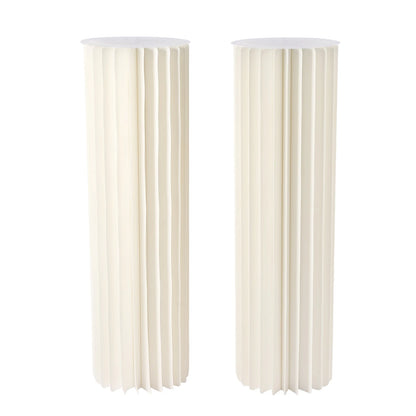 2 Pcs 39.4in Tall Wedding Centerpieces Cardboard Vases Flower Vase Flowers Stand for Party Tables Decorations