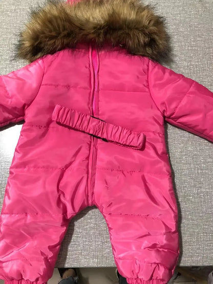 Baby Snowsuit Infant Newborn Clothes Kids Winter Jumpsuit For Boys Girls Romper For Baby Overalls Children Christmas Costume