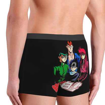 YU YU HAKUSHO Underpants Breathbale Panties Man Underwear Print Shorts Boxer Briefs