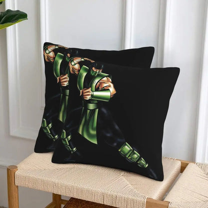 Mortal Kombat Logo 2 pcs Square Pillowcase Pillow Cover Cushion Decor Comfort Throw Pillow for Home Living Room