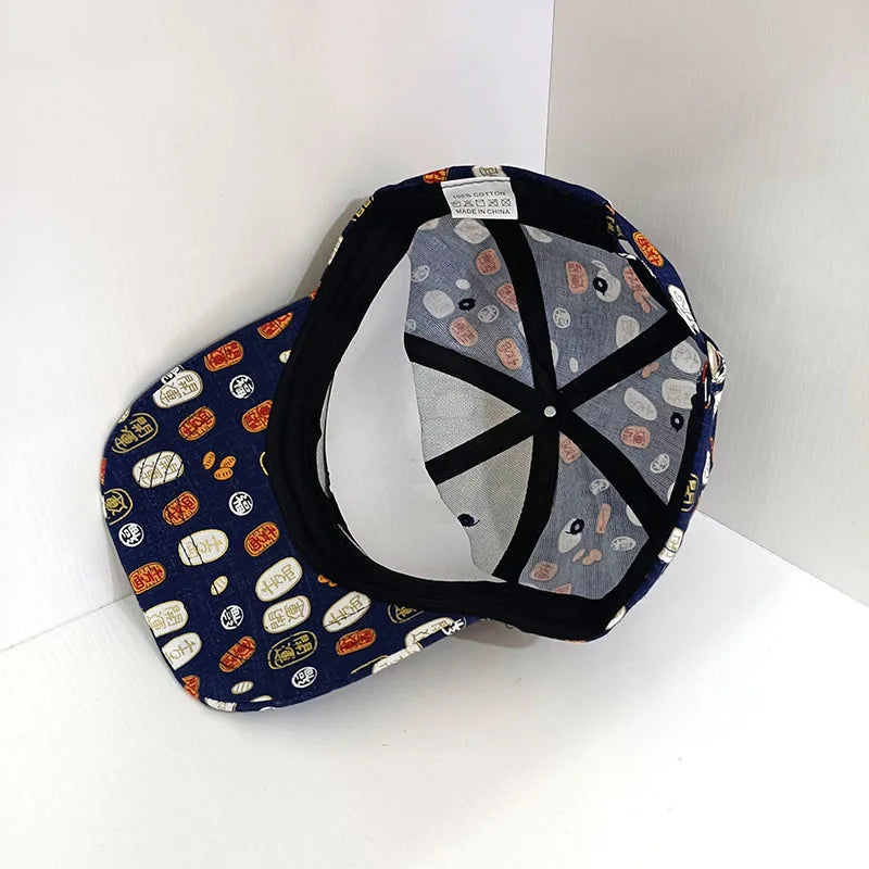 New Print Flower Baseball Caps for Men and Women Summer Sun Hat Visor Cap Adjustable Bonne Hats Gorras