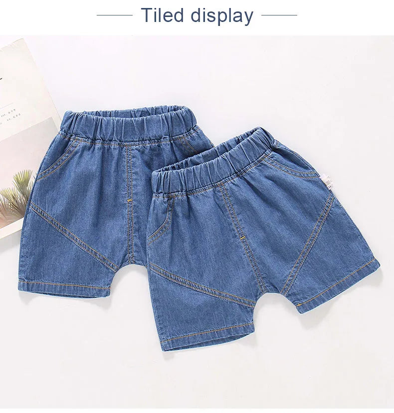 Children's Jeans Summer Fashion Shorts For Boys Cotton Loose Pants Toddler Kids Bottoms 1 To 5 Years Old Clothing