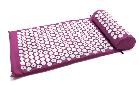 Yoga mat Acupoint massage by needling pillow back with acupuncture and moxibustion pad