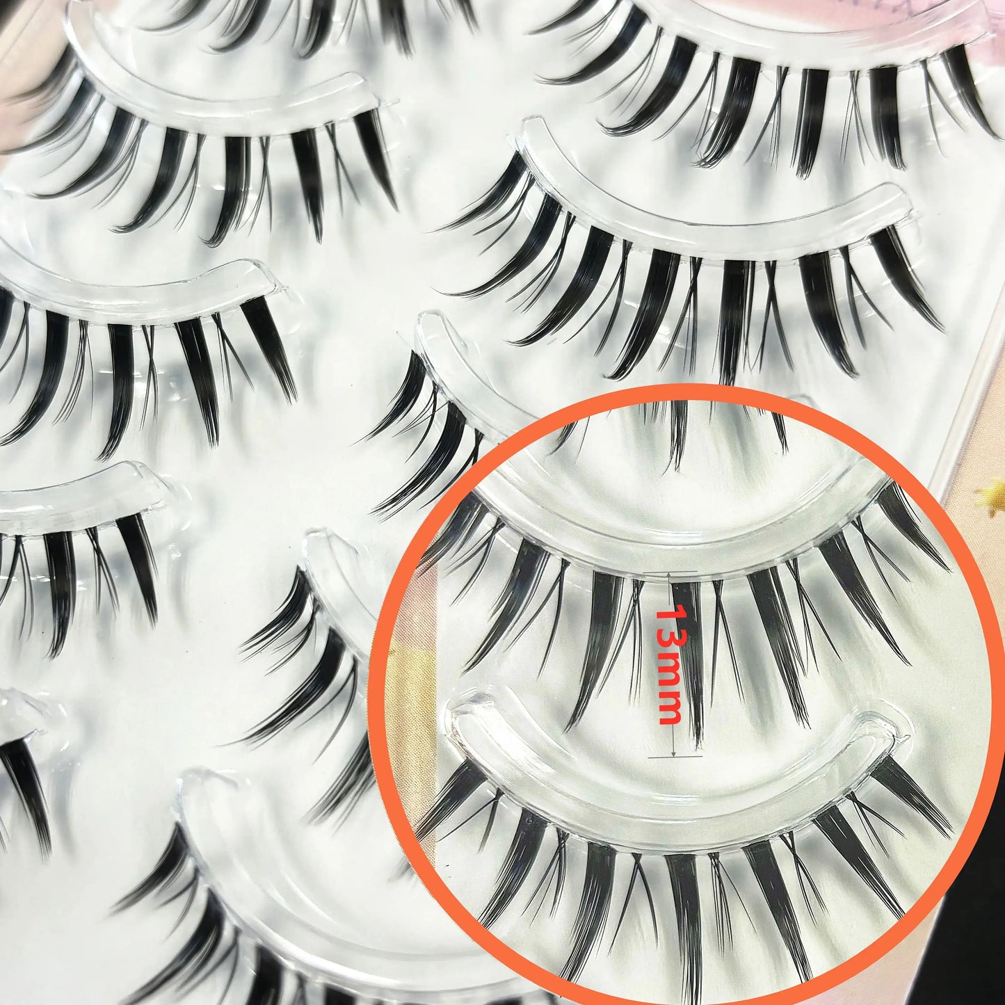 5Pairs Little Devil Eyelash Cosplay Lash Lolita Extension False Eyelashes Japanese Fairy Lolita Sweet Eyelashes Eye Makeup Tools