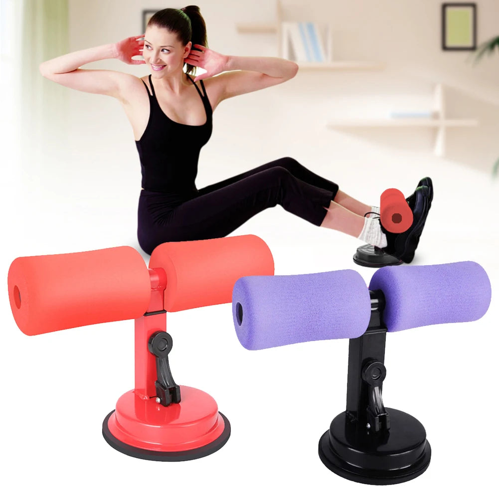 Adjustable Sit-up Bar Floor Assistant Abdominal Exercise Stand Ankle Support Trainer Workout Equipment for Home Gym Fitness Gear