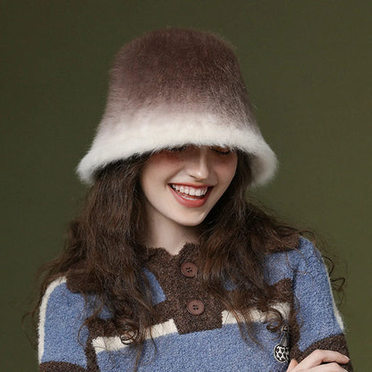 Rabbit Hair Fisherman Hat Warm Hat hats for women top hats elegant women's hats country Hat men luxury brand Women's felt hat