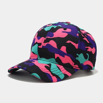 New Print Flower Baseball Caps for Men and Women Summer Sun Hat Visor Cap Adjustable Bonne Hats Gorras