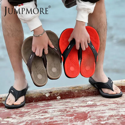 Massage Flip-flops Summer Men Slippers Beach Sandals Comfortable Men Casual Shoes Fashion Men Flip Flops Hot Sell Footwear 2023