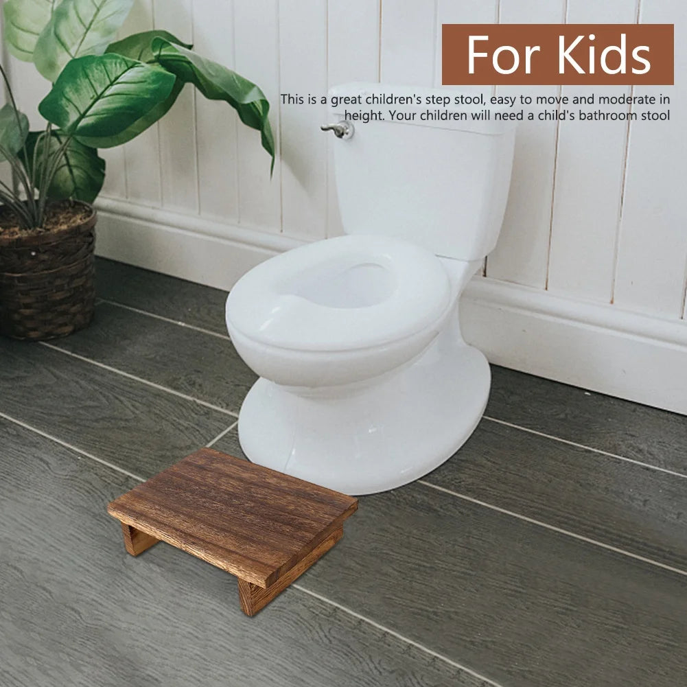 Wooden Step Stool for Adults, Bed Stool for High Beds, Kitchen, Bathroom, Closet, Great Wood Step Stool for Adults Kids