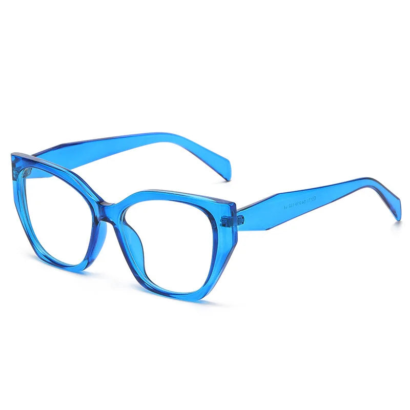 Cat Eye Optical Eyeglasses Frames For Women Brand Designer Fashion Luxury Anti Blue Light Computer Eye Glasses Ladies Eyewear