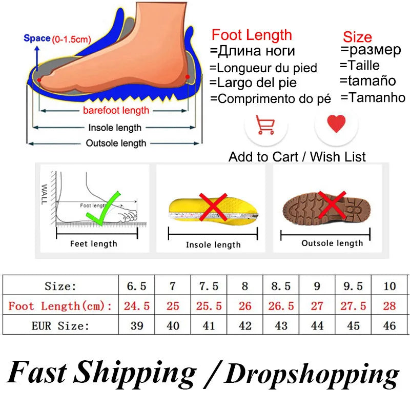 Size 9.5 High Sneakers Trainers Designer Shoes For Boy With Rubber Sole Vulcanise Shoes Shose Men's Slip-Ons Black Tennis Flats