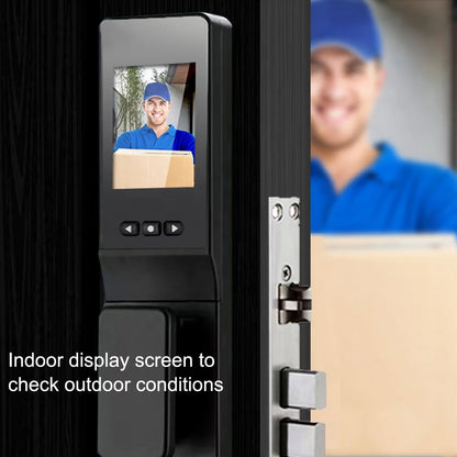 Automatic 3d face recognition lock electron security home office security digital face recognition door lock