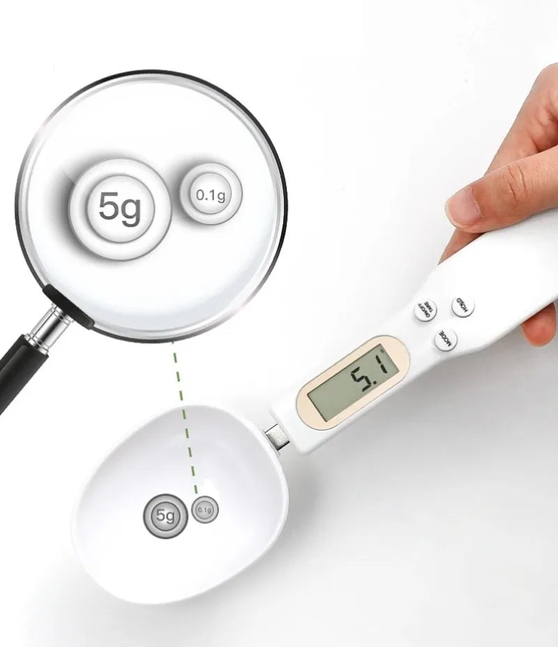 Weighing Spoon Scale Home Kitchen Tools Electronic Measuring Coffee Food Flour Powder Baking Lcd Digital Measurement