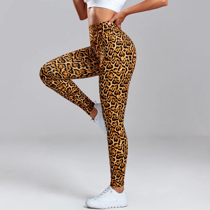 FITTOO Snakeskin Leopard Leggings Women Sanding Pencil Fitness Workout Sports Pant Female Sexy High Waist Women Leggins Push Up