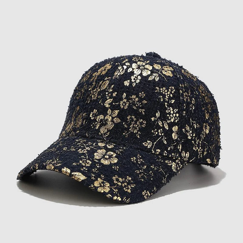 New Print Flower Baseball Caps for Men and Women Summer Sun Hat Visor Cap Adjustable Bonne Hats Gorras