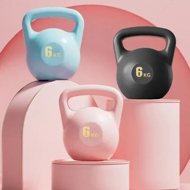 Djustable Water Dumbbell Home Fitness Gym Exercise Equipment 2/4/6/8kg Soft Kettlebell Squat Trainer Tool for Training Buttock