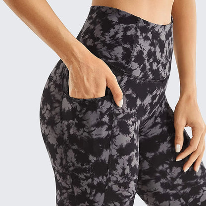 Camouflage Printed High Waist Yoga Lady Pants Skinny Slight Strech Ankle-Length Female Trousers Women Workout Out Leggings Pants