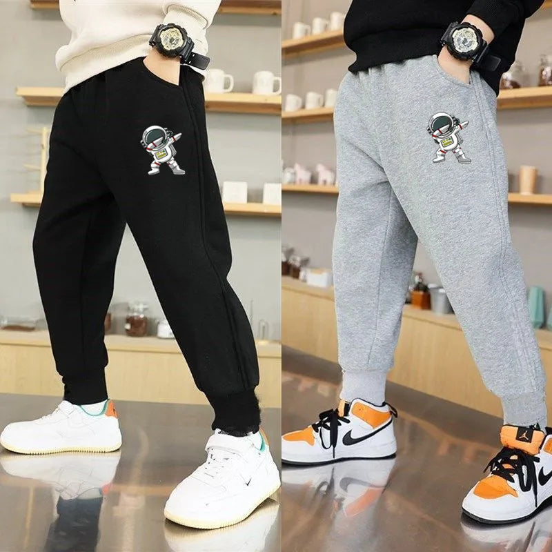 Joggers Sweatpants for Kids Boys Casual Pants Gyms Workout Track pants Spring Autumn Cotton Sportswear Teens Trousers